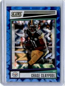 2022 Panini Score Chase Claypool Blue Explosion Insert Card /20 Steelers - Bild 1 von 2