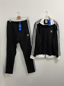 Adidas Originals Beckenbauer Tracksuit Black White Size XL - Picture 1 of 12