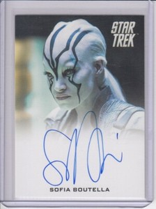 Star Trek Beyond Movie Auto Autograph Card Sofia Boutella as Jaylah