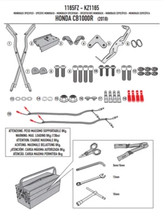 GIVI Attacco post bauletto Monolock o Monokey per Honda CB 1000 R 2018 - 2023 - Foto 1 di 3