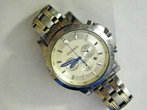 Fossil Herren Edelstahl Chronograph Analog Uhr FS4248 - Bild 1 von 4
