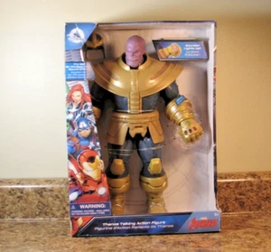 Disney Store Marvel Avengers Thanos Talking Action Figure Lights Up NEW - Picture 1 of 5