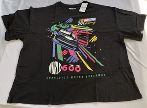 Nascar T Shirt 2XL Racing World 600 Charlotte Motor Speedway Retro Short Sleeve - Picture 1 of 5