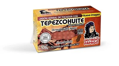 Jabón Herbak De Tocador Con Tepezcohuite Del Indio Papago Natural Soap 125g