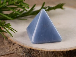 ANGELITE Piramide Cristallo - Geometria Sacra, Metafisica, Pietre Guarigionevoli, E1109 - Foto 1 di 10