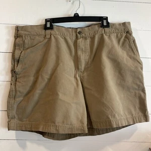 Men's Columbia Sportswear Khaki Outdoor Hiking Casual Shorts Size 42W 8L - Picture 1 of 7