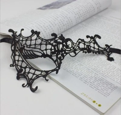 Venetian Filigree Masquerade Ball Mask Creepy Scary Party Fancy Dress Halloween - Image 1 of 3