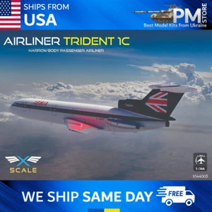X-Scale 144003 HS-121 Trident 1C Narrow-Body passenger airliner 1/144 - Picture 1 of 9