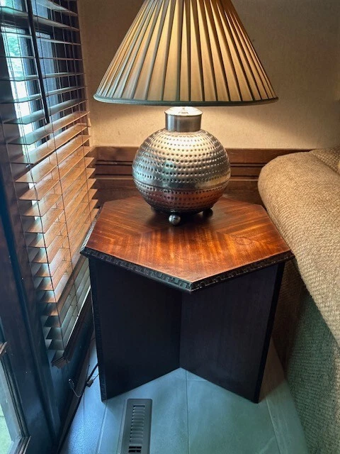 Frank Lloyd Wright Heritage Henredon Table Mid Century Modern Original Hexagonal - Image 1 of 1