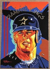 1995 JEFF BAGWELL DONRUSS DIAMOND KINGS INSERT #DK-2 HOUSTON ASTROS