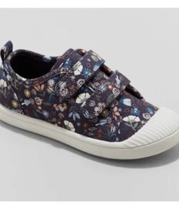 Toddler Parker Sneakers - Cat & Jack - Navy floral print - Size 5 - Picture 1 of 5
