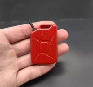 1/6 Scale Red Oilcan Fuel Can Metal Model Toy For 12in Doll Action Figure Doll - Picture 1 of 3