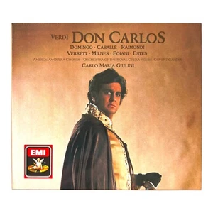 Verdi’s Don Carlos - CD - Plácido Domingo Caballe Giulini 3 Discos Caja Set Ópera - Imagen 1 de 6