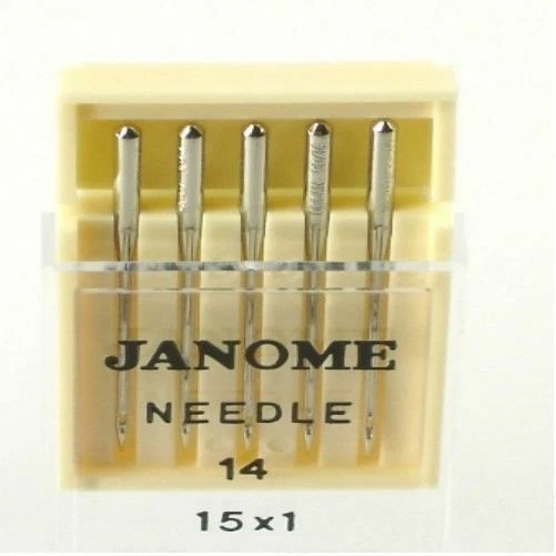 Máquina de Coser Janome Universal Tamaño 14 Agujas Paquete de 5 Unidades Nueva Foto 1 de 1