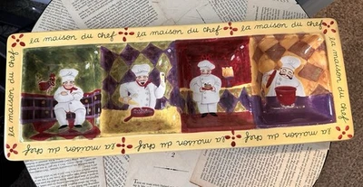 Bandeja para servir International La Masion Du Chef de 4 secciones certificada Foto 1 de 4