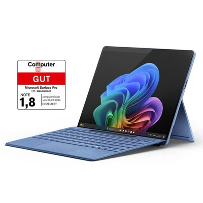 Microsoft Surface Pro (11. Edition) Copilot+ PC 13" OLED 2in1 Saphir Snapdrag... - Bild 1 von 4