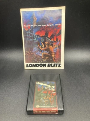 London Blitz Atari 2600 Video Game Rare W/ Manual Tested Working - Image 1 of 4