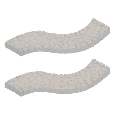 Miniature Path Artificial Garden Sculptures Statues Micro Bonsai Grey 2Pcs - image 1 of 4