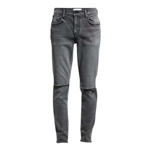 $325 New MOUSSY VINTAGE Jeans Mens 33 Light Black MVM Hidden Skinny Japan - Picture 1 of 6