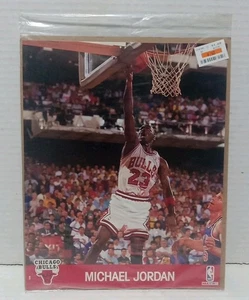 SEALED Vintage 1990 NBA Hoops Michael Jordan Chicago Bulls, 8x10 Card Photo - Bild 1 von 5