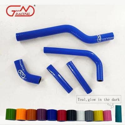 Manguera de radiador de silicona para Suzuki RMZ250 2005 2006 / Kawasaki KXF250 2005 KX250F Foto 1 de 4