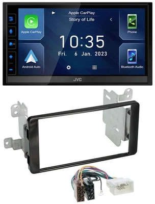JVC DAB Bluetooth MP3 USB 2DIN Autoradio für Mitsubishi Outlander ab 2012 - Bild 1 von 4