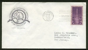 852 GOLDEN GATE FDC SAN FRANCISCO, CA PLANTY P7a HOUSE OF FARNAM CACHET - Picture 1 of 1