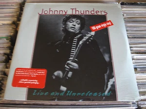 Johnny THUNDERS LP LIVE & UNRELEASED PUNK INDIE GRUNGE ROCK SEALED HEARTBREAKERS - Picture 1 of 2