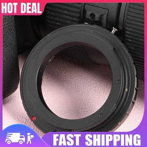 Lens Adapter w/Optical Glass Infinity Focus for Minolta MD Lens to for Canon EOS