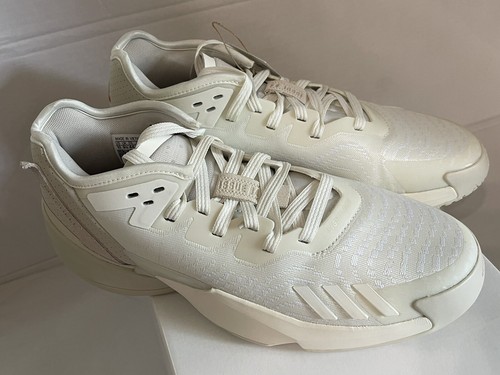 Sneaker da uomo Adidas colore bianco o bianco (taglia 10).