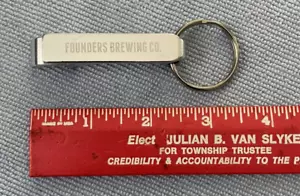Founders Brewing Co. Metal Bottle Cap and Can Tab Opener, Made of Aluminum - Picture 1 of 2