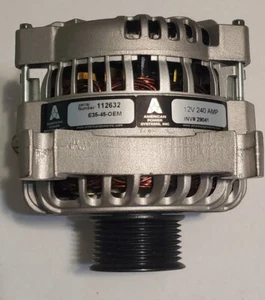 American Power Systems, alternador, 12V, 240A, E35-45 FABRICANTE DE EQUIPOS ORIGINALES - Imagen 1 de 3