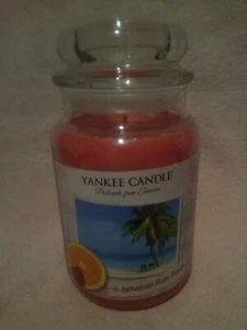 Yankee Candle Jamaican Rum Punch Large 22 oz Jar Postcard Collection *NEW* - Picture 1 of 5