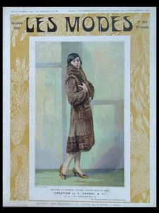 REVUE LES MODES n°305 - 1929 - CHANEL, DRECOLL, PREMET, PARAY - Picture 1 of 2
