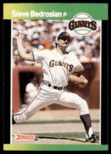 1989 Donruss Baseball's Best #303  Steve Bedrosian   San Francisco Giants