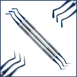 Dental Flache Kunststoff Komposit Füllungsinstrumente Titanbeschichtete Spitzen 3er Set - Bild 1 von 3