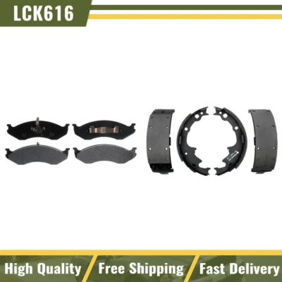 Pastillas de freno y zapatas de freno metálicas delanteras traseras para Jeep Cherokee 1993 1994-1999 Foto 1 de 4