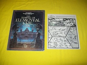 T1-4 THE TEMPLE OF ELEMENTAL EVIL DUNGEONS & DRAGONS AD&D TSR 9147 - 4 WITH MAPS - Imagen 1 de 1