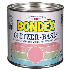 BONDEX GLITZER BASIS 0.5 LTR Wasserverdünnbar Basisfarbe auf Acrylatbasis - Bild 1 von 3