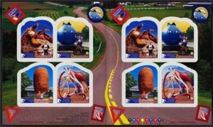 Sehenswürdigkeiten am Straßenrand, seltsame ungewöhnliche Form S-A Briefmarken, Kanada 2011 postfrisch Booklet - Bild 1 von 1