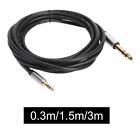 3.5mm to 6.35mm Audio Cable Stereo AUX Jack Adapter Cable for Cellphone