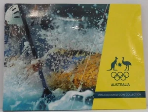 2016: Australian Olympic Team - 5 x Coloured $2 UNC Coin Collection - Picture 1 of 4