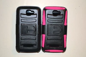 ALCATEL ONE OTUCH FIERCE II 7040 HÜLLE/COVER MIT DEM GÜRTELCLIP NEU - Bild 1 von 3