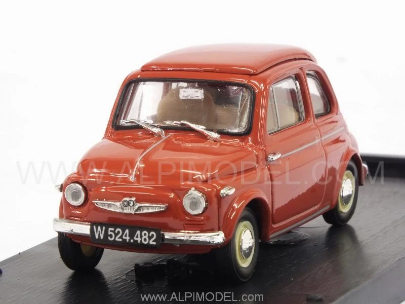 Steyr Puch 500 D 1959 Rosso Corallo 1:43 BRUMM R435-05 - Immagine 1 di 1