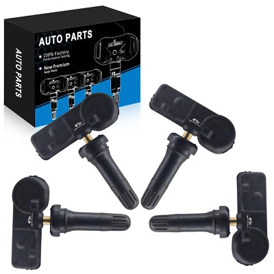 4x Sensor de monitoreo de presión de neumáticos OEM 433 MHz TPMS para RAM 1500/2500 2011-2013 Foto 1 de 4