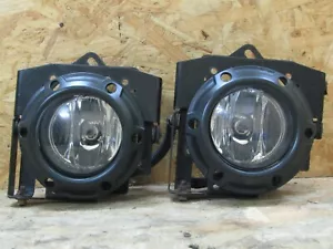 2005 2010 JDM MITSUBISHI OUTLANDER CW5W FRONT BUMPER FOG LIGHT SET FACTORY OEM - Picture 1 of 11