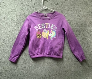 Jojo Besties Sweatshirt Girls XL 14/16 Purple Crew Neck Pullover Shirt Top - Picture 1 of 9