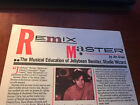1984 Vintage 3 Pg Magazine Print Article The Remix Master Jellybean Benitez