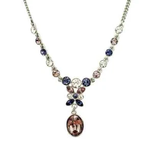 Givenchy Elegant multicolor in Silver tone Necklace. Retail $88 - Picture 1 of 5
