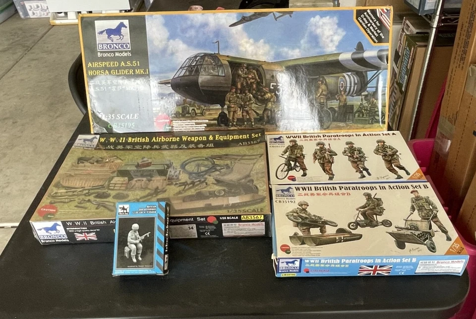 1:35 Airspeed A.S.51 Horsa Glider MK.I BRONCO Models #CB35195 & EXTRAS!!! - Image 1 of 4